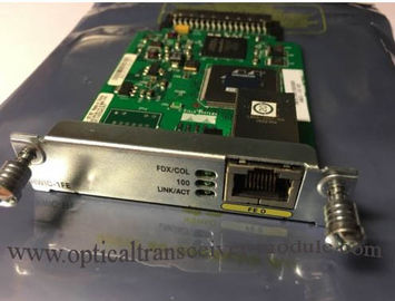 โมดูลเราเตอร์แบบไร้สายของ HWIC-1FE Fast Ethernet Layer 3 การ์ดอินเทอร์เฟซ WAN