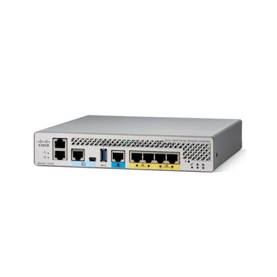 AIR-CT2504-5-K9 Cisco 1000 Users 2 พอร์ตตัวควบคุมการเข้าถึงแบบไร้สาย