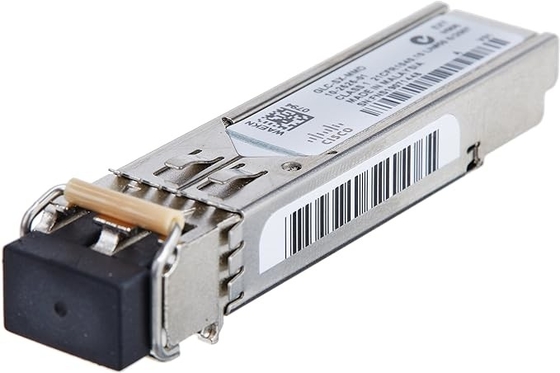 โมดูล Cisco 1000BASE-SX SFP สําหรับการจัดจําหน่าย Gigabit Ethernet สามารถเปลี่ยนแบบร้อนได้