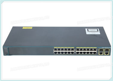 WS-C2960 + 24TC-L สวิตช์เครือข่ายอีเธอร์เน็ตของ Cisco 2960 Plus 24 10/100 + 2T / SFP LAN Base