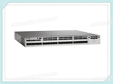 สวิตช์ไฟเบอร์ออปติกของ Cisco WS-C3850-24XS-S Catalyst 3850 24 พอร์ต 10G IP Base