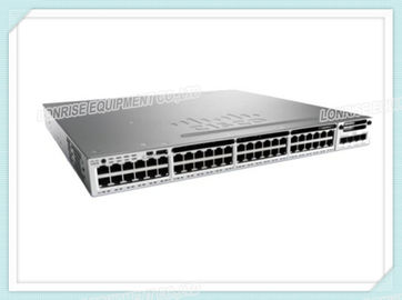 สวิตช์เครือข่ายอีเธอร์เน็ต WS-C3850-48P-L Cisco Catalyst 3850 48 พอร์ตฐาน PoE LAN