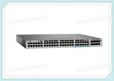 WS-C3850-12X48U-S Cisco Catalyst Switch 1 สล็อตโมดูลเครือข่ายแหล่งจ่ายไฟ 1100 วัตต์