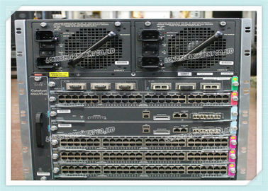 WS-C4507R + E Cisco Switch Catalyst 4500E 7 สล็อตแชสซีสำหรับ 48Gbps / Slot Power Redundancy
