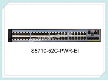 สวิทช์ของหัวเว่ย S5710-52C-PWR-EI 48x10 / 100/1000 PoE + พอร์ต.4x10 Gig SFP +. ด้วย 2 อินเตอร์เฟสสล็อตไม่มีแหล่งจ่ายไฟ