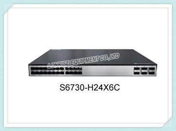 S6730-H24X6C Huawei Network Switch 24x10G SFP + พอร์ต 6 * 40GE / 100GE QSFP28 พอร์ต