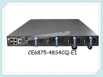 หัวเว่ยเครือข่ายสวิทช์ CE6875-48S4CQ-EI 48X10GE SFP + 6X40 กรัม QSFP + 2 X ไฟ AC 2 X กล่องพัดลม