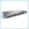 Cisco เดิมใหม่ 48 พอร์ตสวิตช์ POE เลเยอร์ 3 สวิตช์อีเธอร์เน็ตที่มีการจัดการ WS-C3850-48P-S