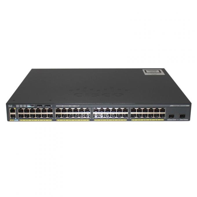 C1000-48P-4G-L Cisco Catalyst 1000 Series Switches 48x 10/100/1000 Ethernet PoE+ และ 370W PoE พอร์ตงบประมาณ, 4x 1G SFP uplinks 3