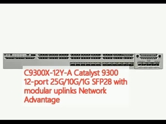 C9300X-12Y-A Catalyst 9300 12-port 25G/10G/1G SFP28 พร้อมแบบจําลอง Uplinks ข้อดีของเครือข่าย