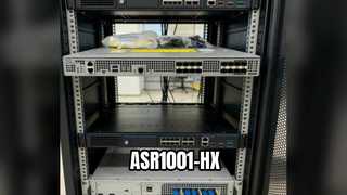 ASR1001-HX 1RU Enterprise Edge Router, แบนด์วิดท์ 60 Gbps, 4x10GE SFP+ + 8x1GE SFP + 4 P ที่กำหนดค่าได้