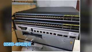 HW CE5855-48T4S2Q-EI Switch(48-Port GE RJ45,4-Port 10G SFP+,2-Port 40G QSFP+,2*FAN Box,พอร์ตฝั่ง Int