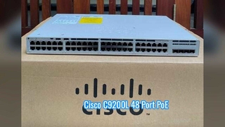 ภาพรวมสวิตช์ PoE ของ Cisco C9200L 48 พอร์ต