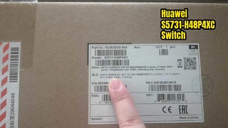 S5731-H48P4XC, สวิตช์ Huawei S5731, 48xGE PoE+/4x10GE SFP+/ไม่มี PSU