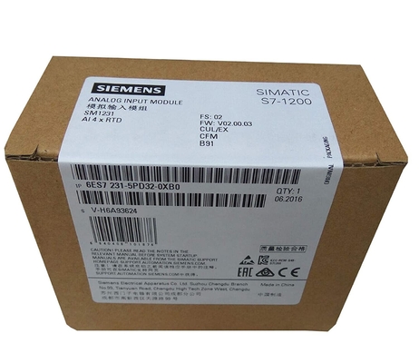 6ES7231-5PD32-0XB0 SIMATIC S7-1200 Analog โมดูลอินพุต SM 1231 RTD 4 x AI RTD โมดูล PLC โมดูล 6ES7 231-5PD32-0XB0