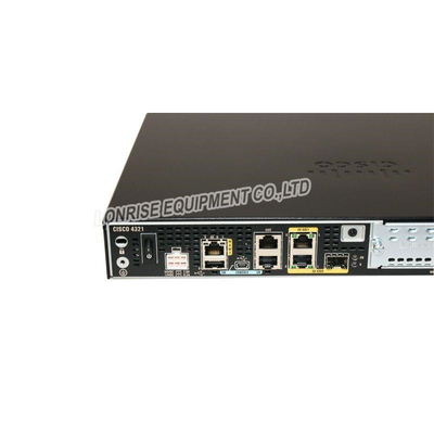 Cisco ISR4321-SEC/K9 50Mbps-100Mbps ทรูพุตของระบบ 2 พอร์ต NIM 1 SFP
