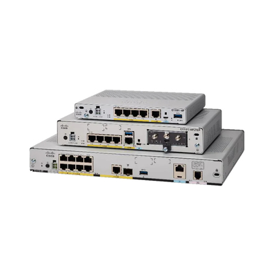 C1111 8P Cisco Router Modules อุตสาหกรรม 4g เราเตอร์ 1100 Series Integrated Services Routers