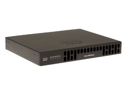 ISR4221-SEC/K9 35Mbps-75Mbps ระบบผ่าน 2 WAN/LAN Port 1 SFP Port Multi-Core CPU 2 NIM SEC Bundle กับ SEC L
