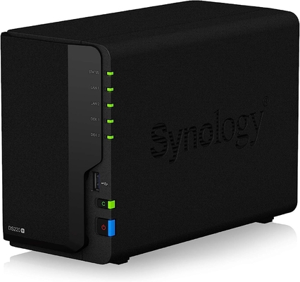 Synology DiskStation DS220+ NAS Server for Business พร้อม CPU Celeron ความจํา 6GB ความจดจํา HDD 8TB ระบบปฏิบัติการ DSM