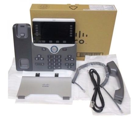CP-8851-K9 Cisco 8800 IP Phone BYOD หน้าต่างกว้าง VGA Bluetooth การสื่อสารเสียงคุณภาพสูง