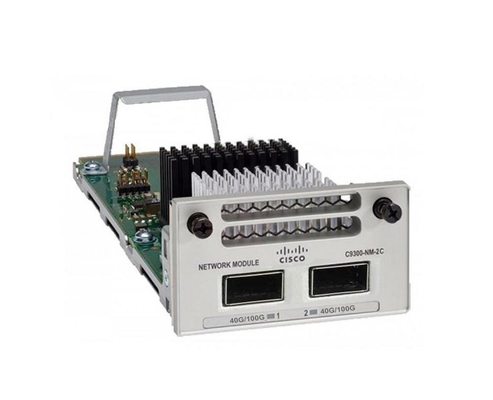 อินเตอร์เฟซเครือข่ายอีเธอร์เน็ต C9300X NM 2C การ์ด Cisco Catalyst Switch Modules