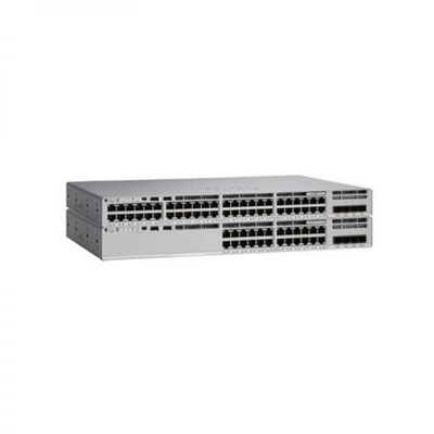 C9200L 48T 4G E Cisco Switch Catalyst 9200L 48 ท่าทางข้อมูล 4x1 G uplink