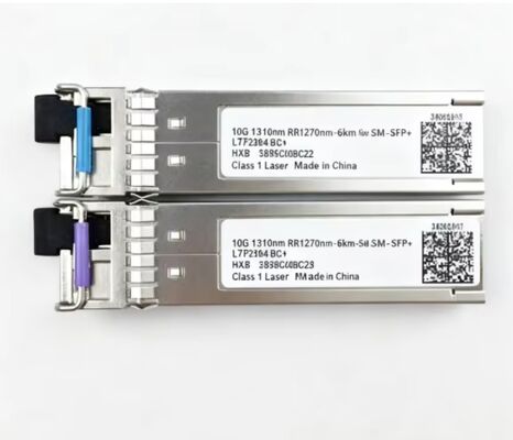ตัวรับส่งสัญญาณ BiDi SFP+TX 1270nm/RX 1330nm 9.95~10.3Gb/s 0dBm 5dBm -18dBm LC 40km OSX040B03