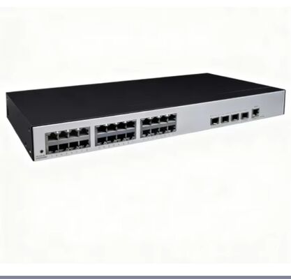 S5735S-L24T4S-A1 (พอร์ตอีเธอร์เน็ต 10/100/1000BASE-T 24 พอร์ต, SFP 4 กิกะบิต, แหล่งจ่ายไฟ AC)