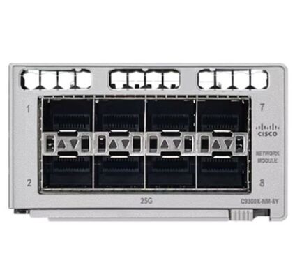Cisco C9300X-NM-8Y Catalyst 9300 Series Network Expansion Module พร้อม 8 Port SFP และอัตราการส่งข้อมูล 25 Gbps