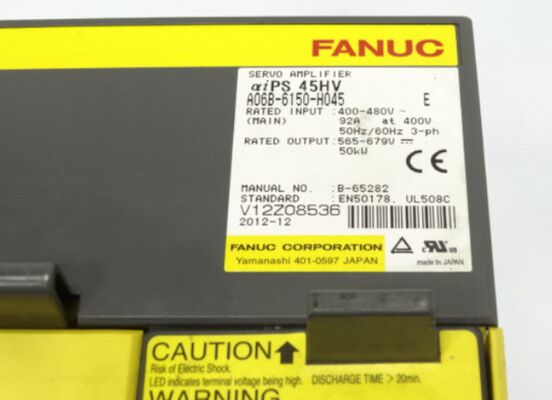 Fanuc A06B-6151-H045 Alpha และแกนเครื่องขยายเสียงโมดูล AiSP-45HV