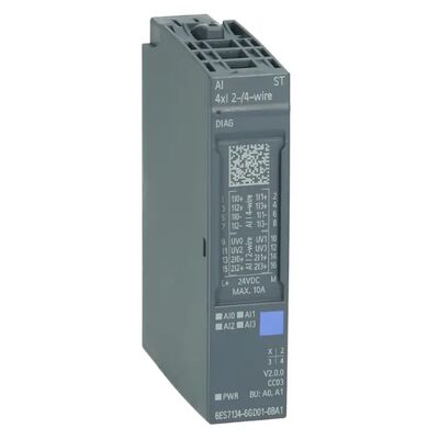 Siemens 6ES7134-6GD01-0BA1 SIMATIC ET 200SP โมดูลอินพุตแอนะล็อก AI 4xI 2-/4-Wire ST
