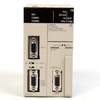 Omron CS1G-CPU45H โมดูล CPU PLC 60K ขั้นตอน 128K หน่วยความจำ