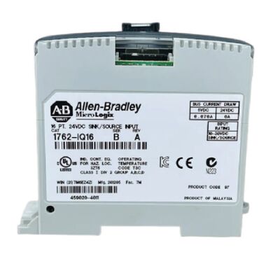 Allen‑Bradley 1762‑IQ16 MicroLogix 16‑Point 24V DC Sink/Source โมดูลอินพุตดิจิตอล