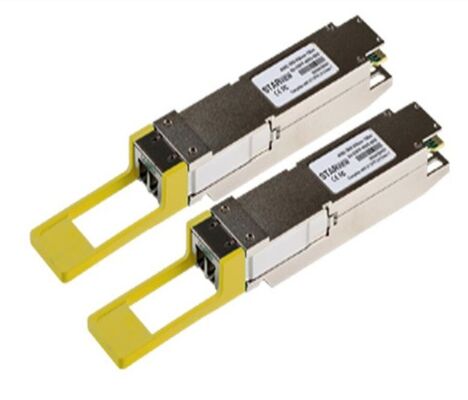 CQP-SI400G-LR8 400G QSFP DD เครื่องรับแสง SMF QSFP DD 400G 2*LR4 LC 10km