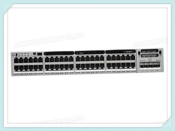 สวิตช์เครือข่ายของ Cisco สวิตช์ Catalyst WS-C3850-48T-L 3850 48x10 / 100/1000 ฐานข้อมูลพอร์ต LAN