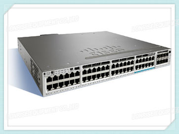 สวิตช์เครือข่าย Cisco Ethernet WS-C3850-12X48U-S 48 พอร์ต 12 mGig + 36 Gig UPoE IP Base