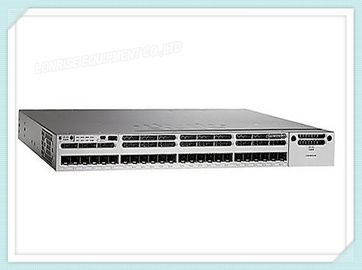สวิตช์ไฟเบอร์ออปติกของ Cisco WS-C3850-24XS-E Catalyst 3850 24 พอร์ต 10G IP Services