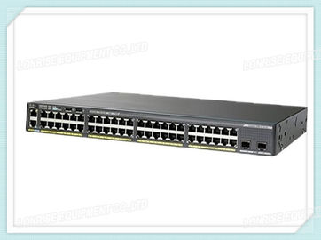 สวิตช์ไฟเบอร์ออปติกของ Cisco WS-C2960XR-48FPD-I 48 GigE PoE 740W 2 x 10G SFP + IP Lite