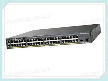 สวิตช์ไฟเบอร์ออปติกของ Cisco WS-C2960XR-48FPS-I 48 GigE PoE 740W 4x1G SFP + IP Lite