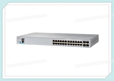 สวิตช์ของ Cisco WS-C2960L-24TS-LL ตัวเร่งปฏิกิริยา 2960-L สวิตช์ 24 พอร์ต GigE พร้อม PoE 4 X 1G SFP LAN Lite