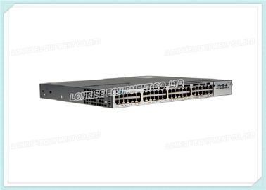 สวิตช์ไฟเบอร์ออปติก Cisco WS-C3750X-48P-S Catalyst 3750-X PoE Switch IP Base - จัดการ