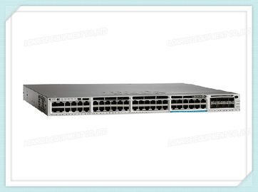 สวิตช์เครือข่ายของ Cisco WS-C3850-12X48U-L สวิตช์ 48 พอร์ตอีเทอร์เน็ต UPOE ชุดคุณสมบัติพื้นฐานของ LAN