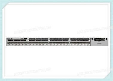 Cisco Switch WS-C3850-24XU-L วางซ้อนกันได้ 24 100M / 1G / 2.5G / 5G / 10G พอร์ต UPoE 1 โมดูลเครือข่ายสล็อต 1100 วัตต์ไฟ AC