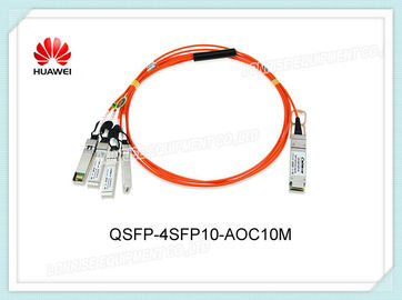 QSFP-4SFP10-AOC10M ตัวรับส่งสัญญาณแสงของหัวเว่ย QSFP + 40G 850nm 10m AOC เชื่อมต่อกับสี่ SFP +