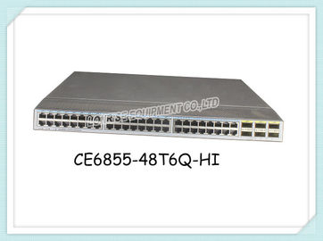 สวิทช์เครือข่าย Huawei CE6855-48T6Q-HI 48-Port 10GE RJ45, 6-Port 40GE QSFP +, ไม่มีพัดลมและโมดูลพลังงาน