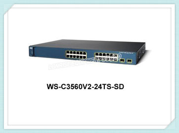 สวิตช์ Cisco WS-C3560V2-24TS-SD 24 พอร์ต Gigabite สวิตช์เครือข่ายสวิตช์เลเยอร์ 2