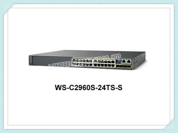 สวิตช์ Cisco Gigabit Switch WS-C2960S-24TS-S ตัวเร่งปฏิกิริยา 2960 วินาที 24 Gige, 2 X SFP Lan Lite