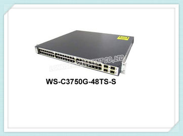 สวิตช์เครือข่าย Cisco Gigabit Ethernet WS-C3750G-48TS-S 48 พอร์ต