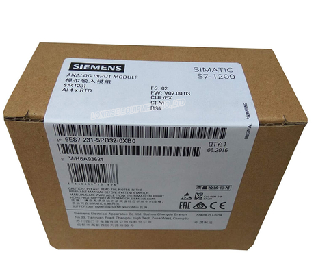 6ES7231-5PD32-0XB0 SIMATIC S7-1200 Analog โมดูลอินพุต SM 1231 RTD 4 x AI RTD โมดูล PLC โมดูล 6ES7 231-5PD32-0XB0