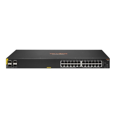 Aruba 6000 24G Class4 PoE 4SFP 370W Switch สวิตช์เครือข่ายที่ดีที่สุด